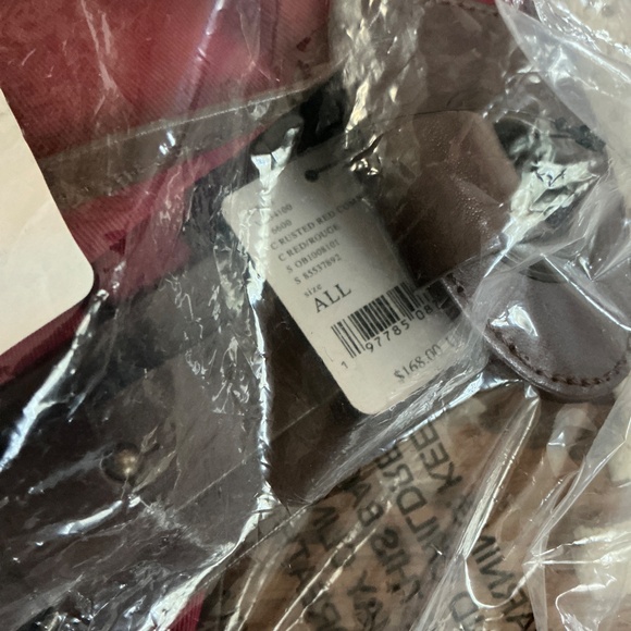 Free People Blue Ridge Sling Bag in Rusted Red Combo NWT $168R - Picture 10 of 10